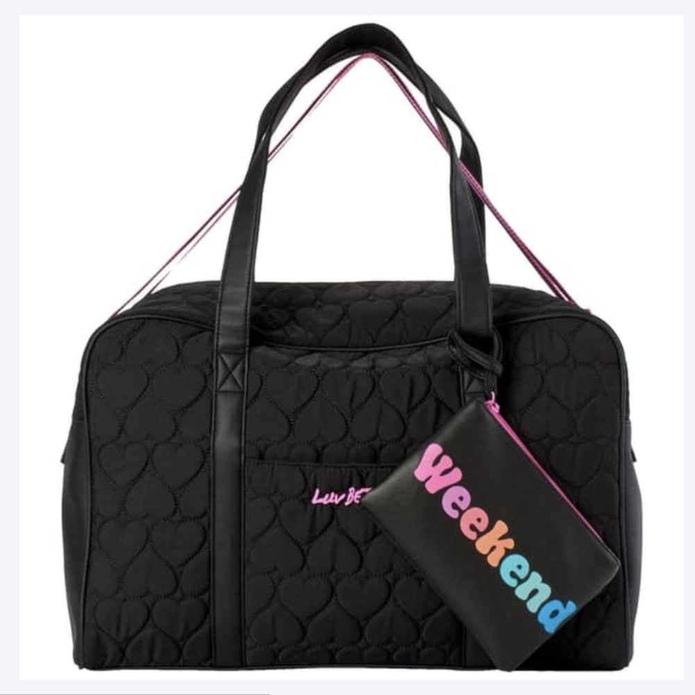 Betsey Johnson: Luv Betsey by Betsey Johnson Weekender w/ Pouch NWT